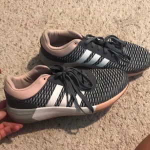 Adidas cloud foam pink and gray